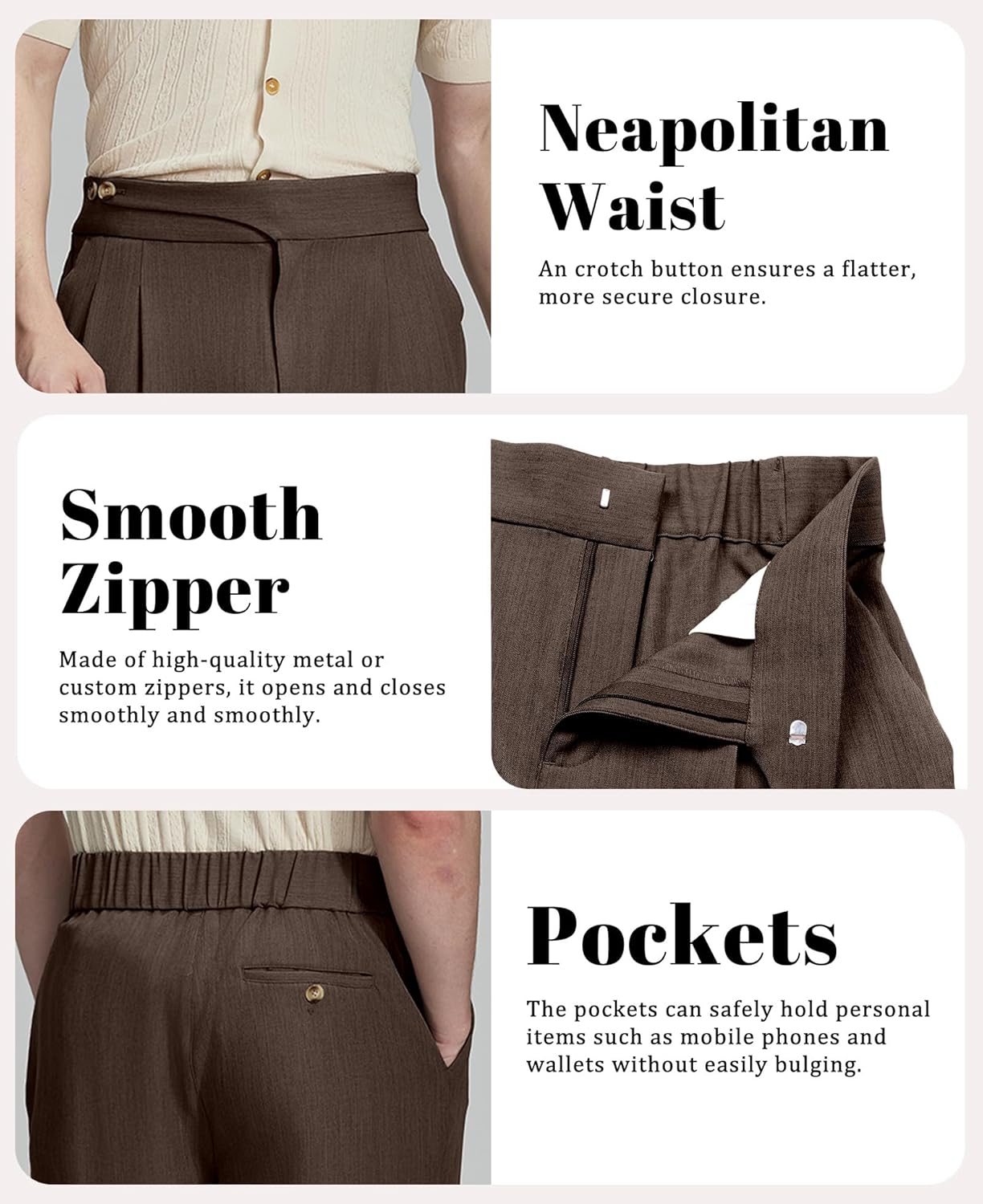 Mens Baggy Dress Pants Old Money Vintage Pleated Wide Leg Pants Summer Casual Slacks Relaxed Fit Trousers Mens Baggy Dress Pants Old Money Vintage Pleated Wide Leg Pants Summer Casual Slacks Relaxed Fit Trousers