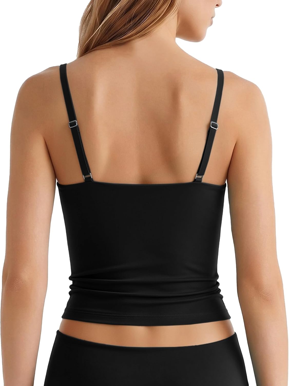 Women's V Neck Camisole Tank Tops Cami Crop Y2K Double Lined Sexy Going Out Summer Outfits Women's V Neck Camisole Tank Tops Cami Crop Y2K Double Lined Sexy Going Out Summer Outfits