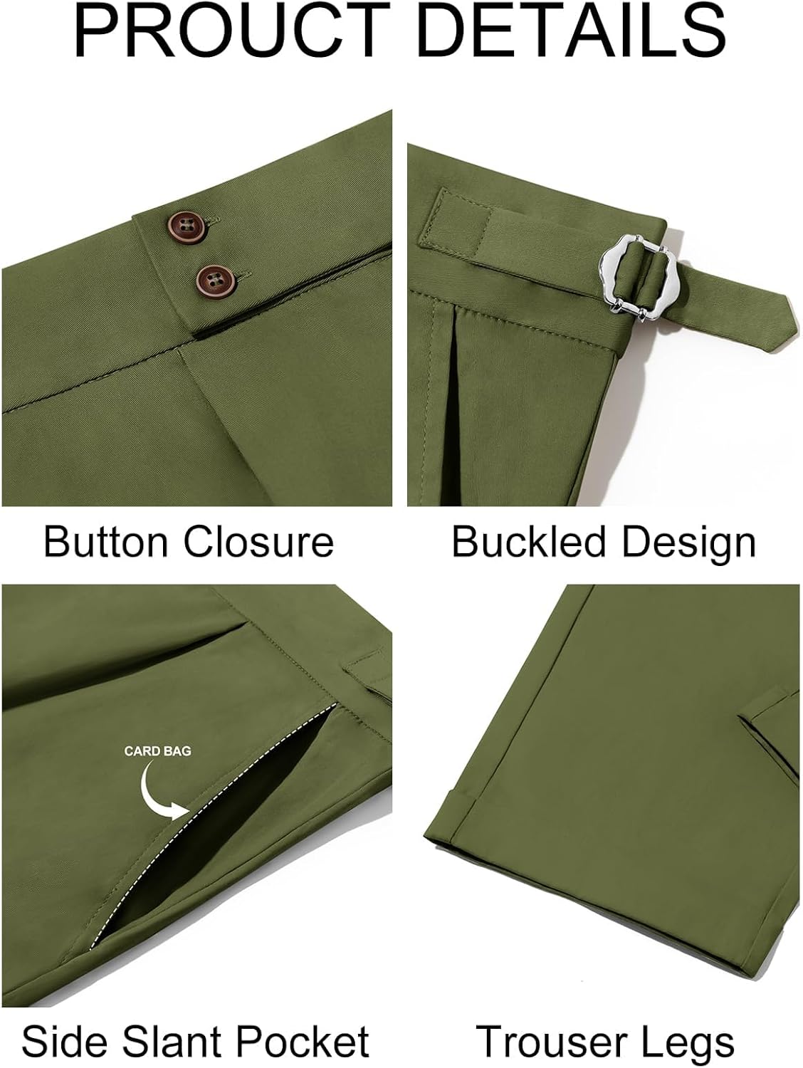 Mens Chinos Cotton Pants Slim Fit Pleated Front Dress Pants Casual Stretchy Tapered Trousers Mens Chinos Cotton Pants Slim Fit Pleated Front Dress Pants Casual Stretchy Tapered Trousers