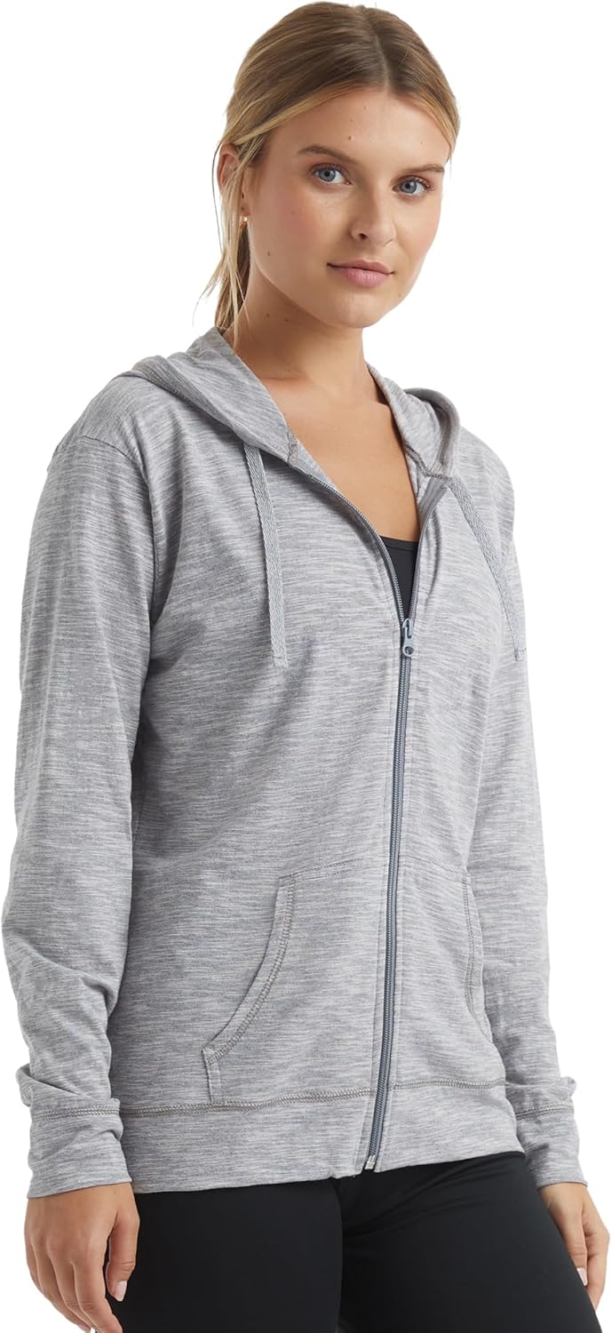 womens Slub Knit Full-zip Hoodie Textured Cotton Zip-up T-shirt Hoodie for Women womens Slub Knit Full-zip Hoodie Textured Cotton Zip-up T-shirt Hoodie for Women